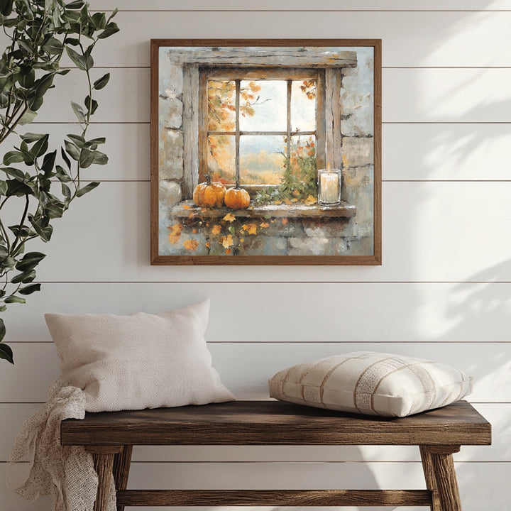 Autumn Window 2 Art Print