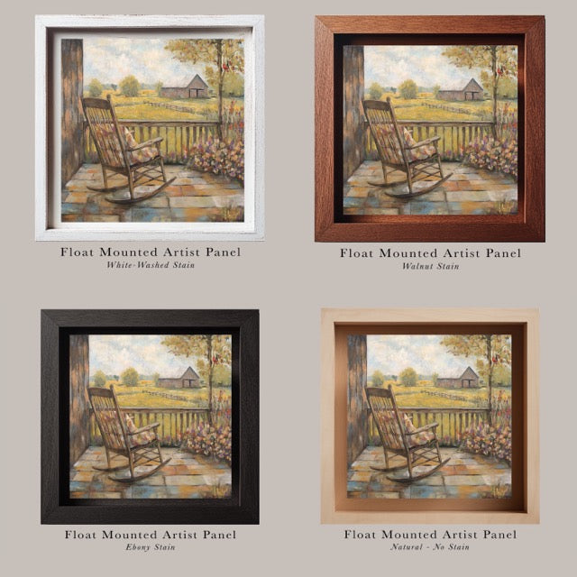 Mama's Porch Rocker Art Print