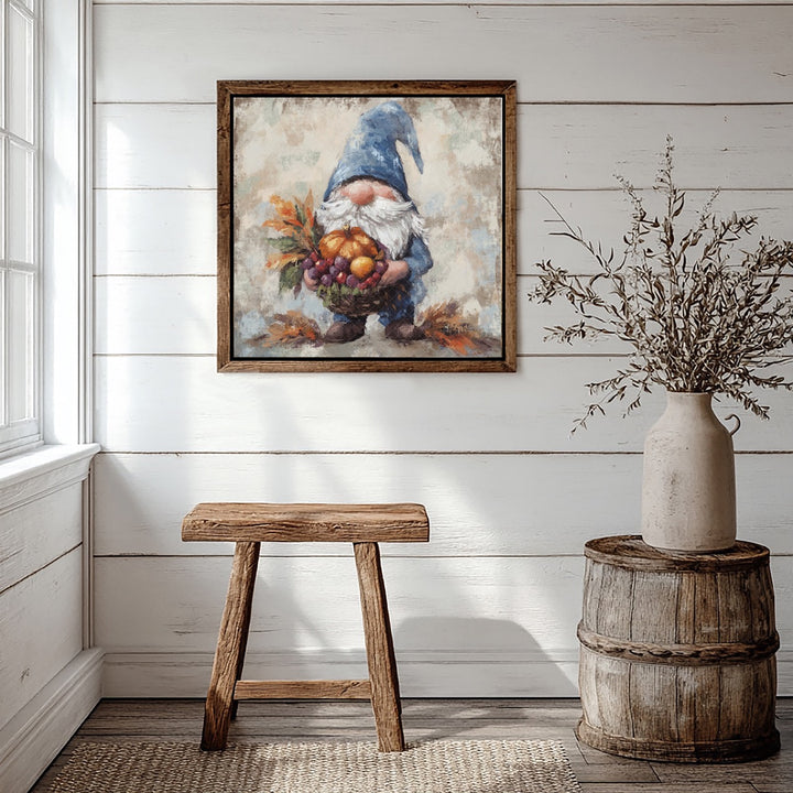 Thanksgiving Gnome Art Print